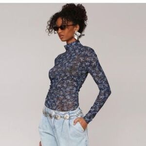 Avec Les Filles Ruched Blouse